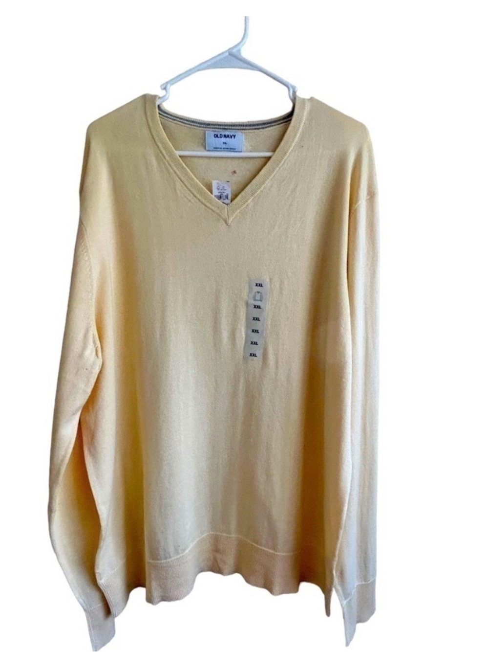 Old Navy Yellow Men’s Crew Neck Sweater • NWT • Size: XXL